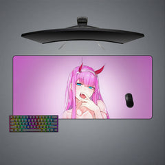 Zero Two Blush Size Gaming Mouse Pad,