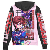 Deathscythe x Duo Maxwell Gundam Wing Endless Waltz Streetwear Zip Hoodie Jacket