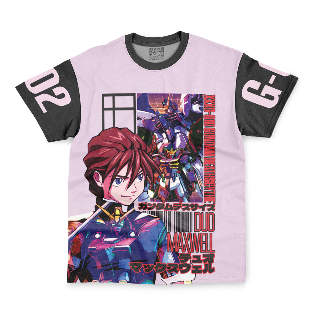Deathscythe x Duo Maxwell Gundam Wing Endless Waltz Streetwear T-Shirt