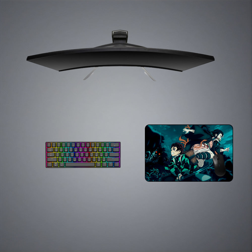 Demon Slayer Fight Design M-XXL Size Gaming Mouse Pad Computer Desk Mat - Nysekai