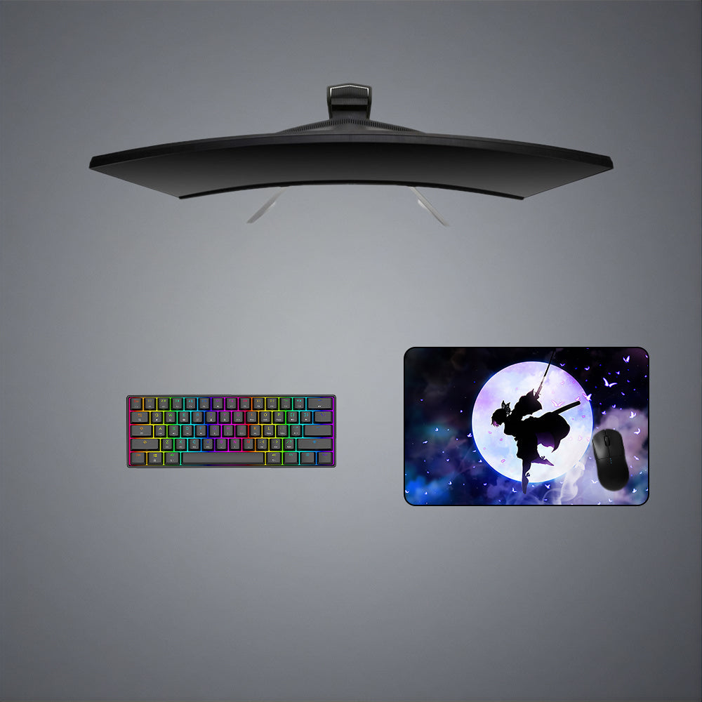 Demon Slayer Kocho Moon Design M-XXL Size Gaming Mouse Pad Computer Desk Mat - Nysekai