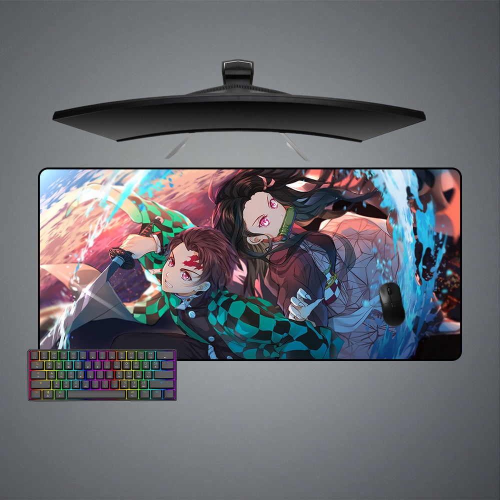 Tanjiro & Nezuko Size Gaming Mouse Pad - Nysekai