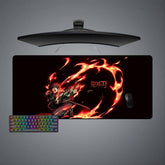 Tanjiro Kamado Fire Size Gaming Mouse Pad - Nysekai