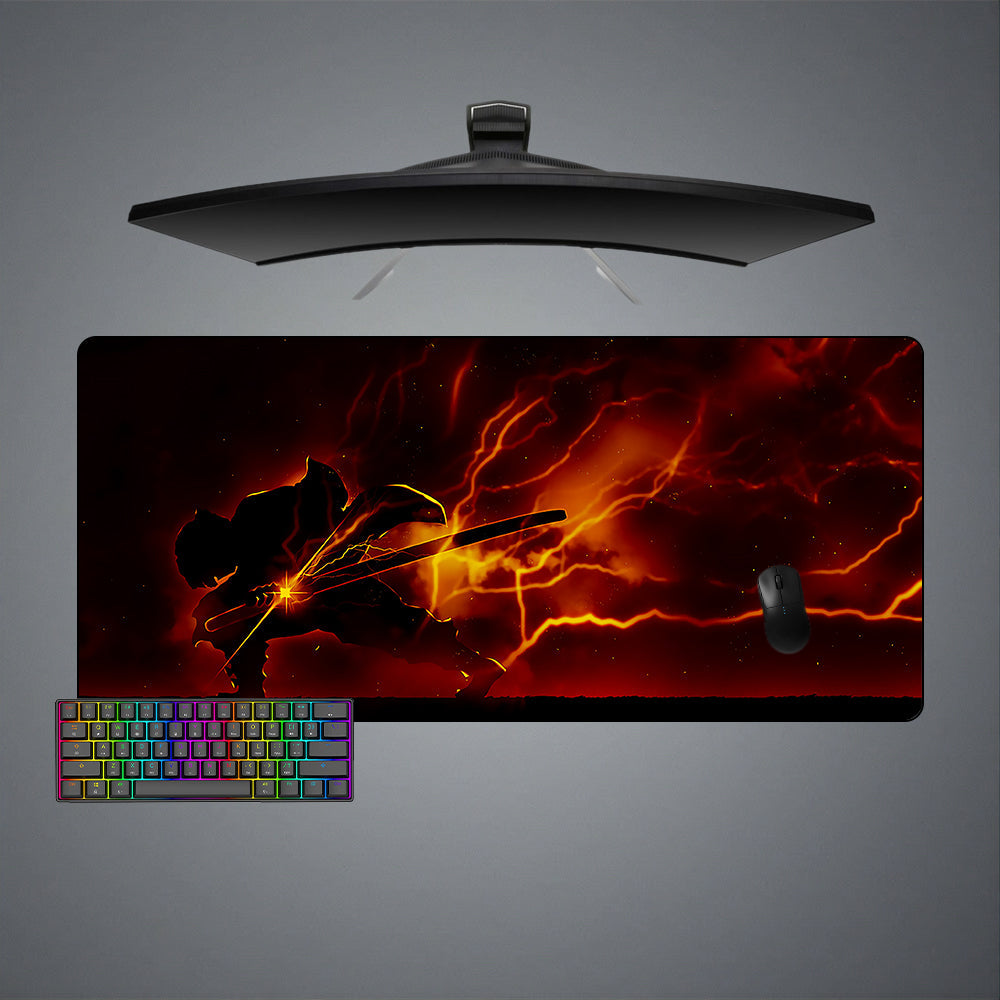 Demon Slayer Zenitsu Dark Size Gaming Mouse Pad - Nysekai
