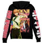 Denji V4 Chainsaw Man" Streetwear Zip Hoodie Jacket