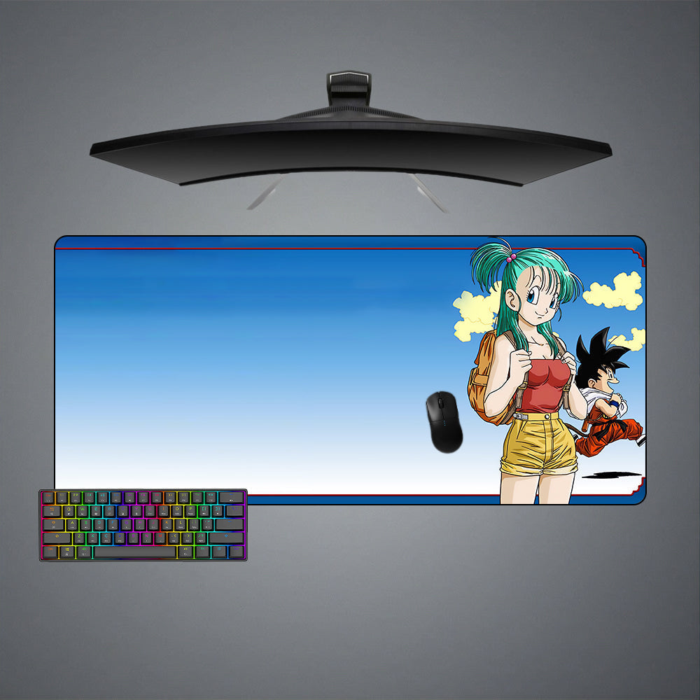 Bulma & Kid Goku Size Gaming Mouse Pad - Nysekai