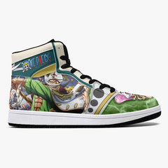 Edward Newgate Wano One Piece Mid 1 Basketball Shoes