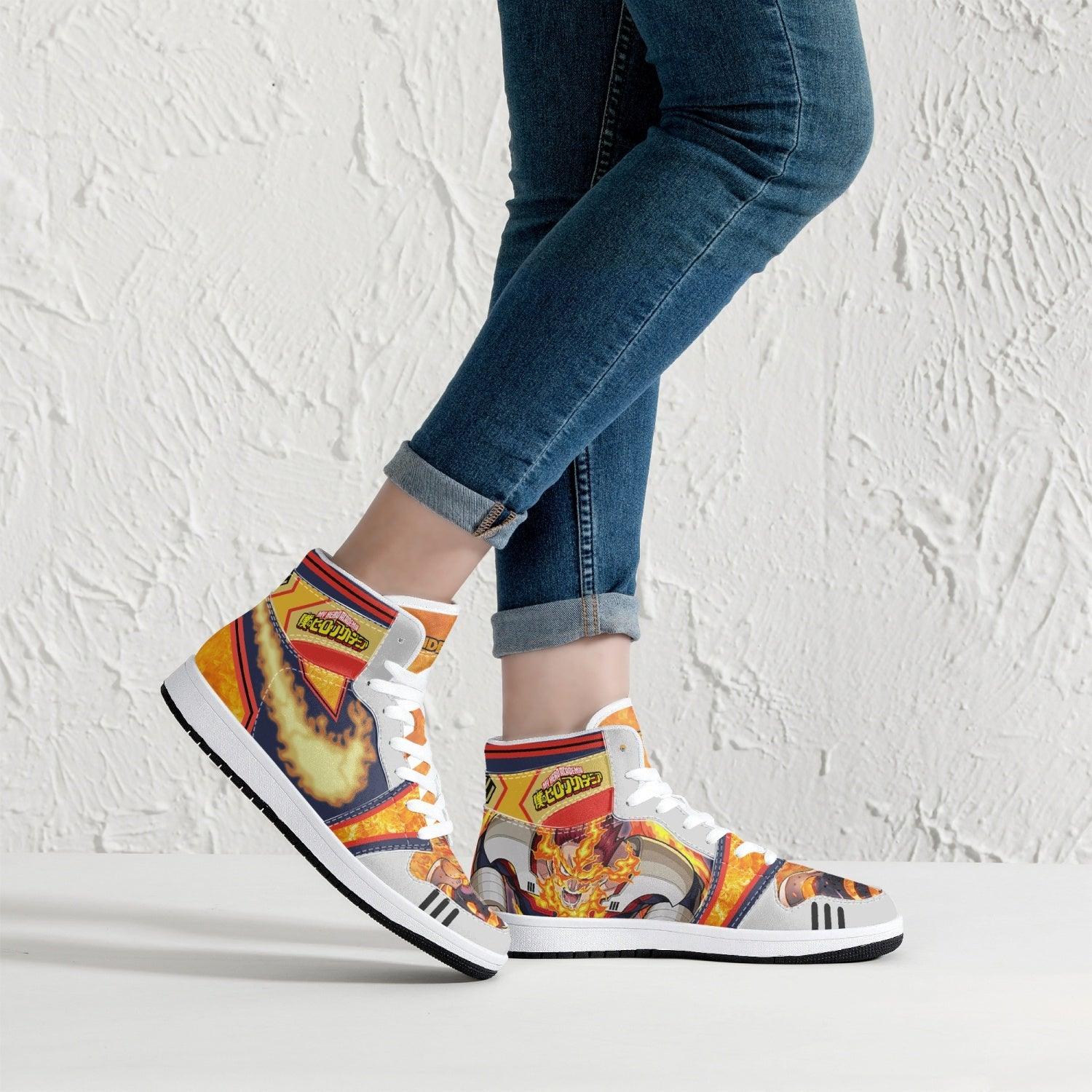 Enji Todoroki Endeavor My Hero Academia Mid 1 Basketball Shoes