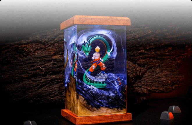 Epoxy Lamps - Handmade Resin Night Lights - Nysekai