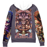 Eren Yeager Story Attack on Titan Streetwear Zip Hoodie Jacket
