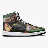 Eren Yeager Survey Corps Shingeki no Kyojin Mid 1 Basketball Shoes