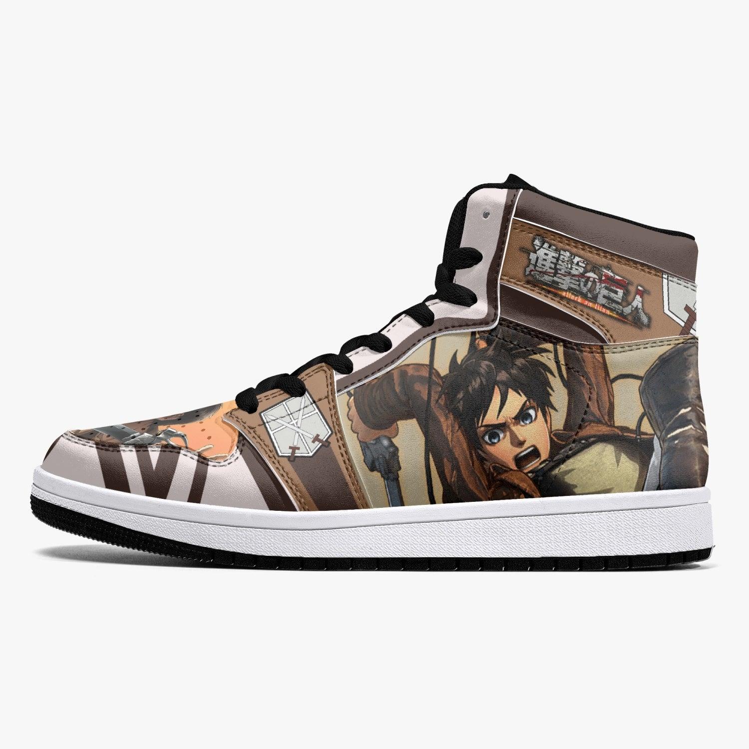Eren Yeager Training Corps Shingeki no Kyojin Mid 1 Basketball Shoes