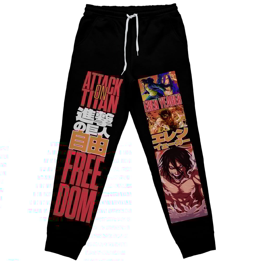 Eren Yeager V3 Attack on Titan" Streetwear Sweatpants