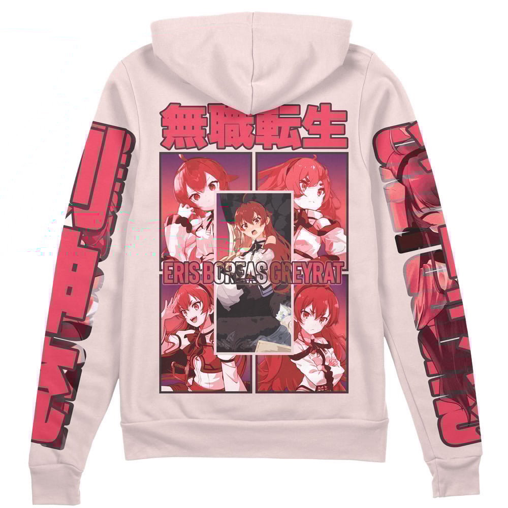 Eris Boreas Greyrat Mushoku Tensei" Streetwear Zip Hoodie Jacket