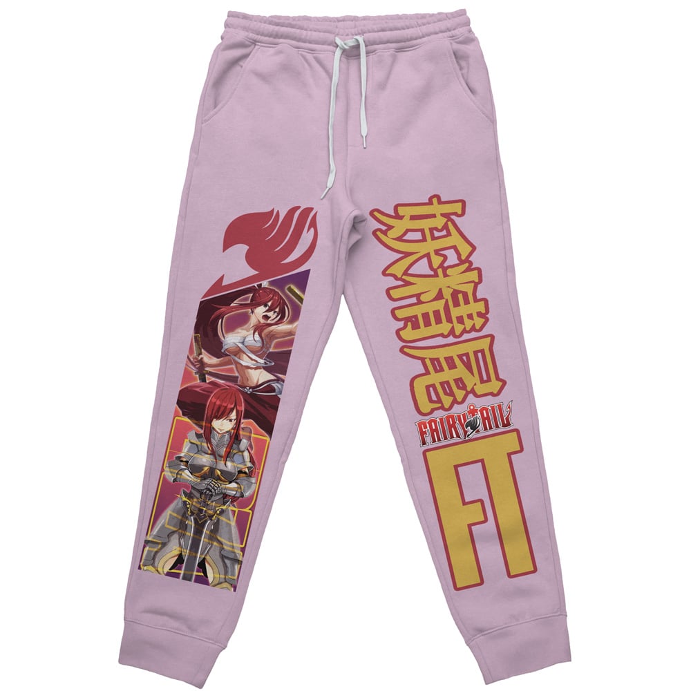 Erza Scarlet Fairy Tail" Streetwear Sweatpants