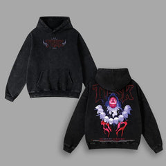 Nysekai "Tusk" Solo Leveling Vintage Oversized Hoodie