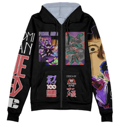 Final Arc Mob Psycho 100 Streetwear Zip Hoodie Jacket