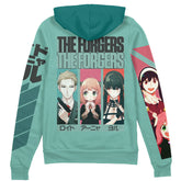 Forgers Spy x Family Streetwear Zip Hoodie Jacket