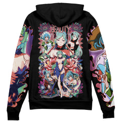 Freya DanMachi Streetwear Zip Hoodie Jacket