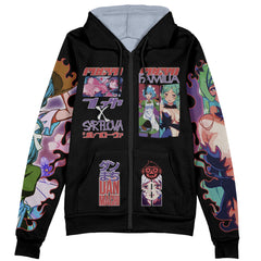 Freya DanMachi Streetwear Zip Hoodie Jacket