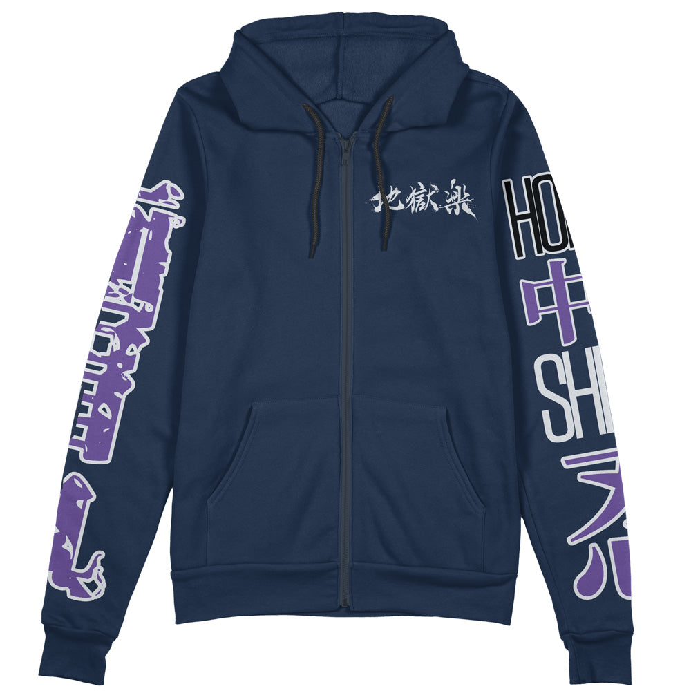 Gabimaru Hell Paradise Streetwear Zip Hoodie Jacket