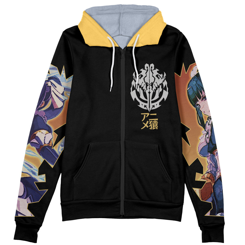 Narberal Gamma Pleiades Overlord Streetwear Zip Hoodie Jacket