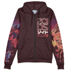 Geno Breaker Zoids Streetwear Zip Hoodie Jacket