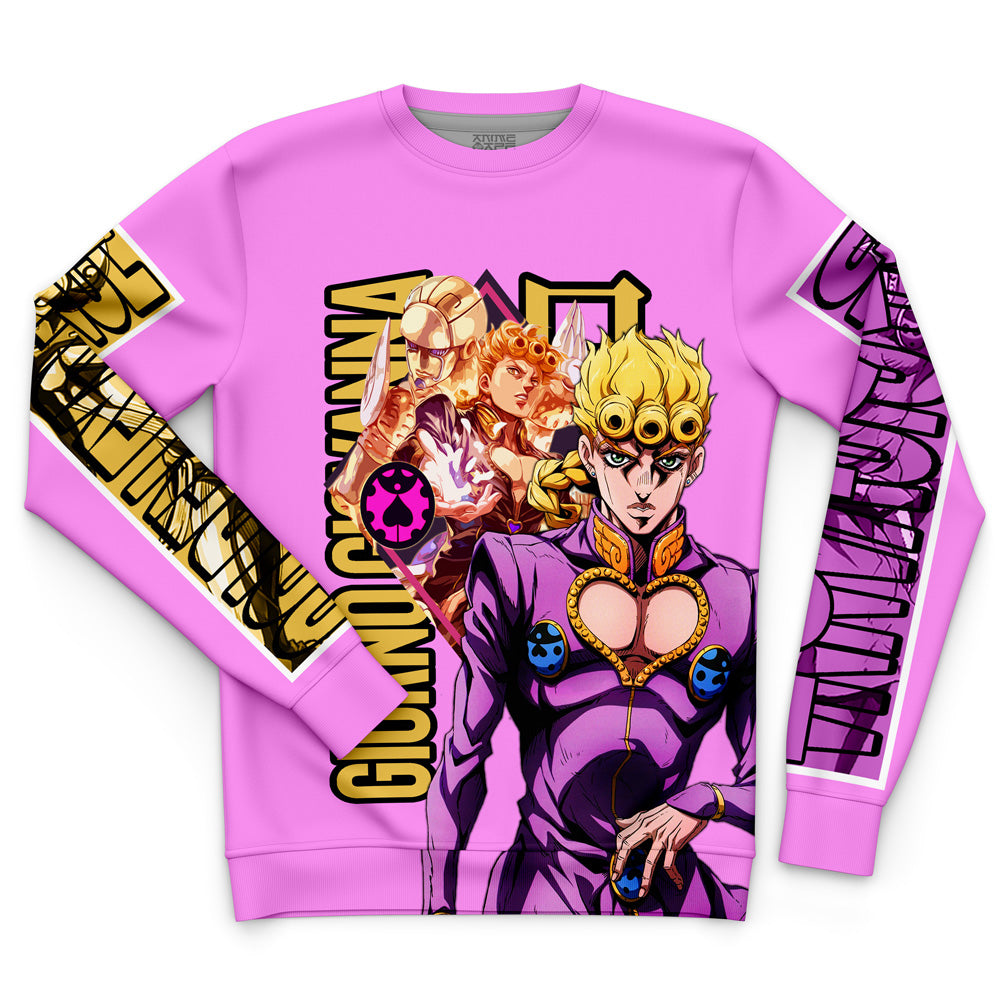 Giorno Giovanna Jojo's Bizarre Adventure Streetwear Sweatshirt
