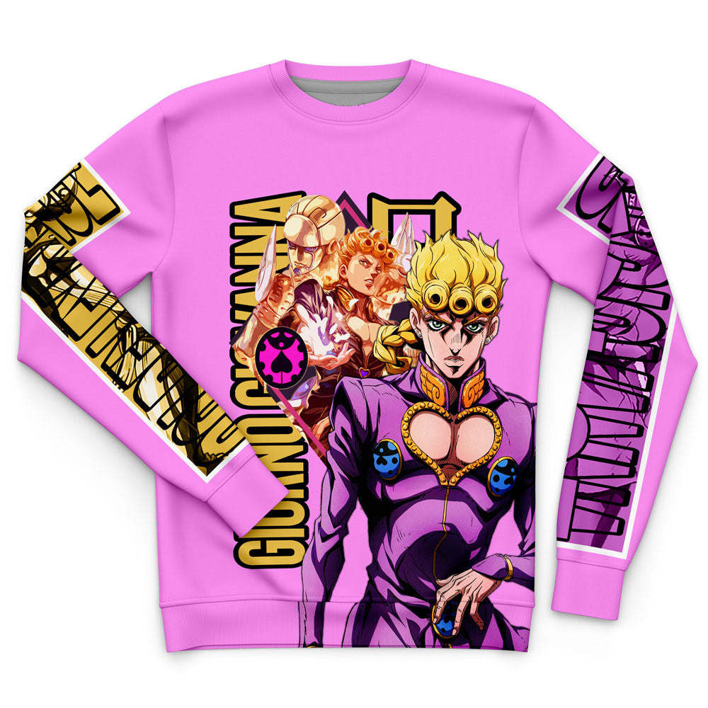 Giorno Giovanna Jojo's Bizarre Adventure Streetwear Sweatshirt