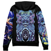 Statue of God Solo Leveling Streetwear Zip Hoodie Jacket