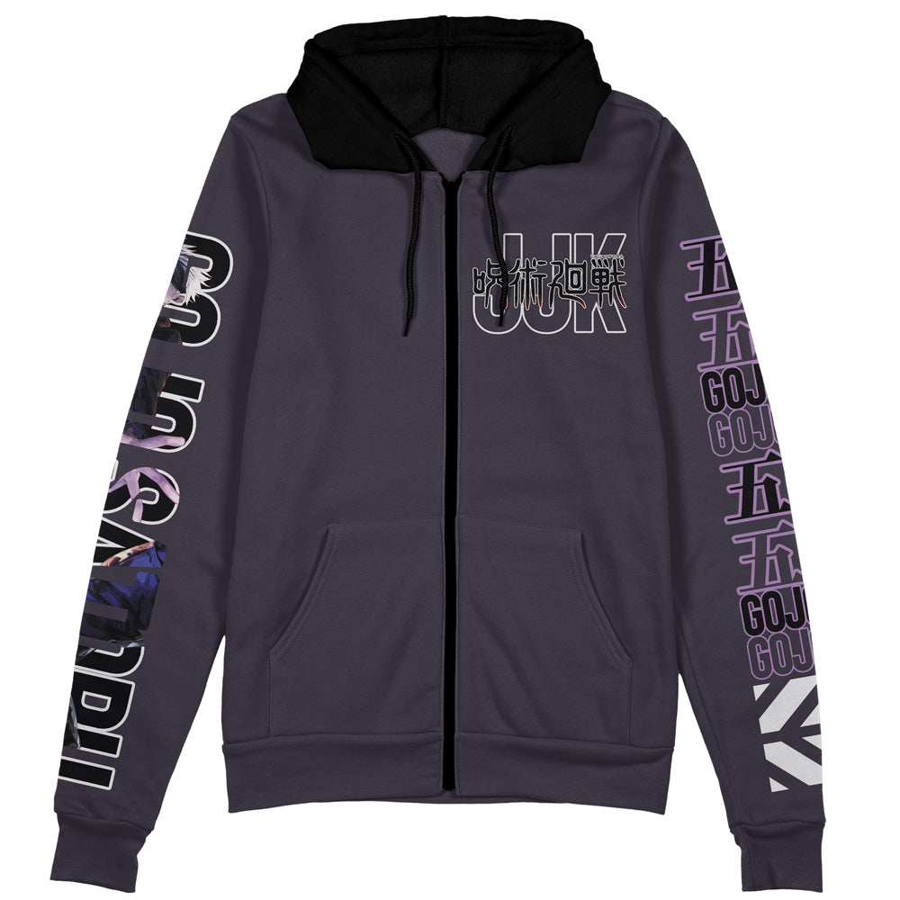 Gojo Satoru Jujutsu Kaisen Streetwear Zip Hoodie Jacket