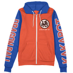 Son Goku Dragon Ball Z Streetwear Zip Hoodie Jacket