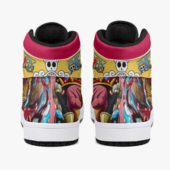 Gol D. Roger One Piece Mid 1 Basketball Shoes