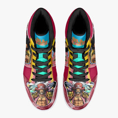 Gol D. Roger One Piece Mid 1 Basketball Shoes