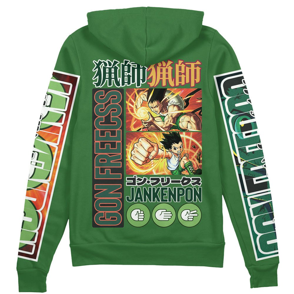 Gon Freecss Hunter x Hunter Streetwear Zip Hoodie Jacket