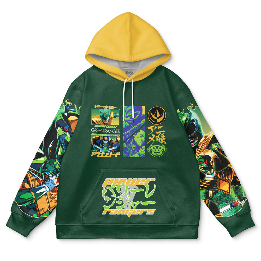Green Ranger Mighty Morphin Power Rangers Streetwear Hoodie