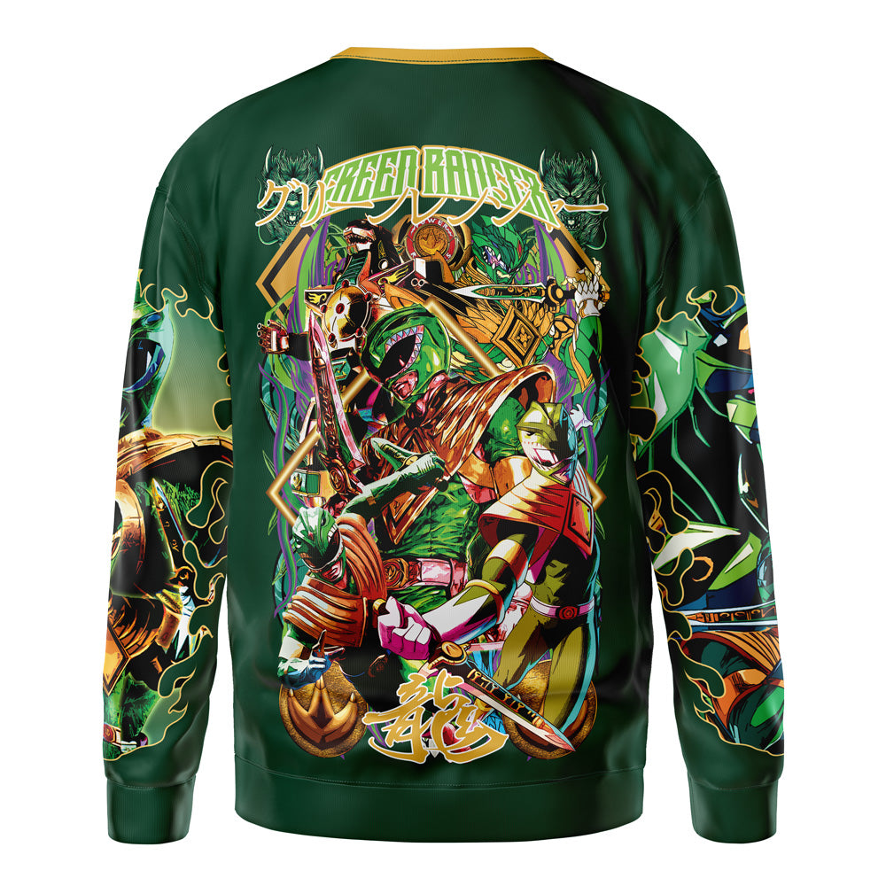 Green Ranger Mighty Morphin Power Rangers Streetwear Sweatshirt