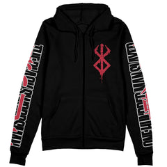 Guts Berserk Streetwear Zip Hoodie Jacket