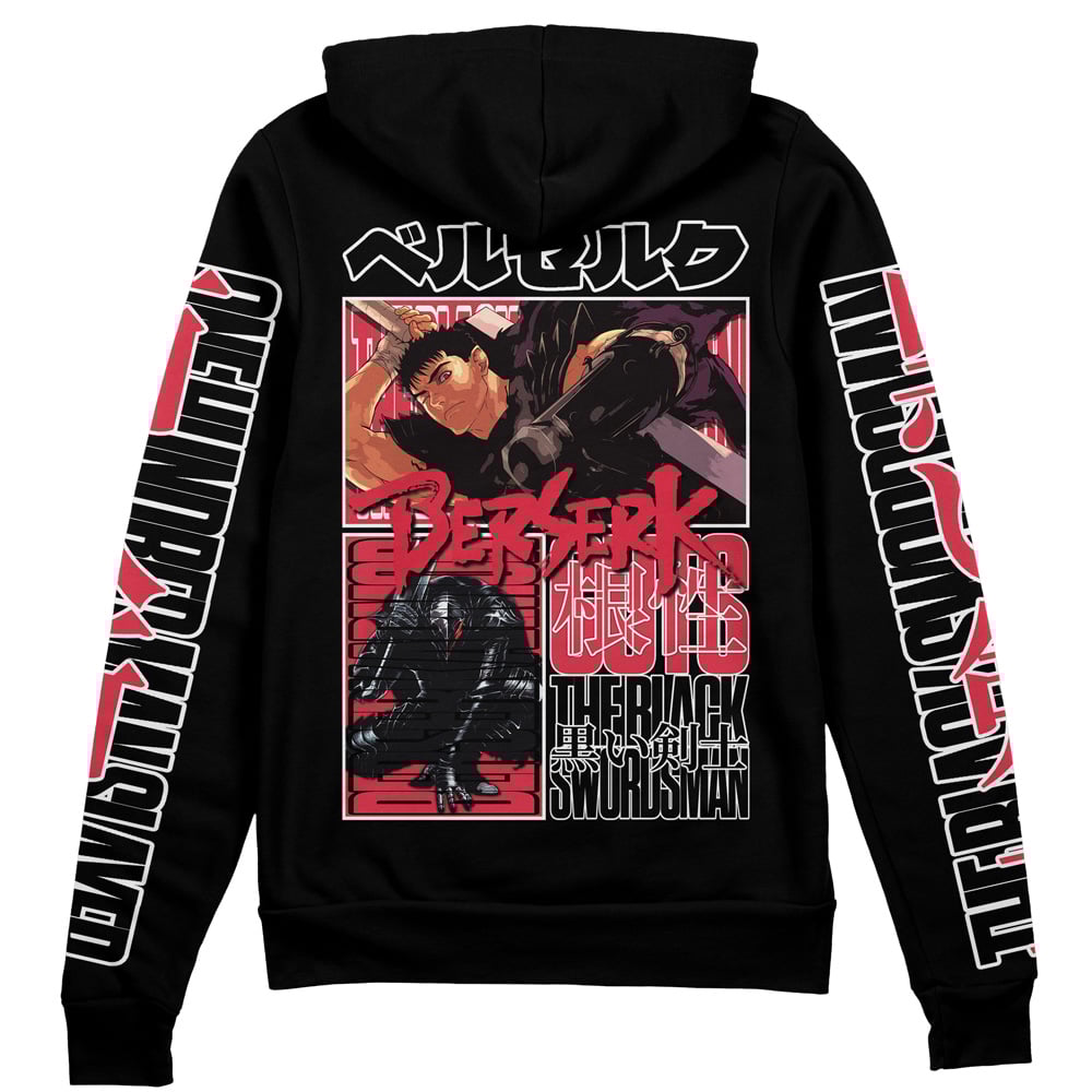 Guts Berserk" Streetwear Zip Hoodie Jacket