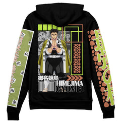 Gyomei Himejima Demon Slayer" Streetwear Zip Hoodie Jacket