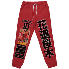 Hanamichi Sakuragi Slam Dunk Streetwear Sweatpants
