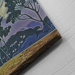 Happy Bonding Gintama Starry Night Canvas Print Wall Art - Nysekai