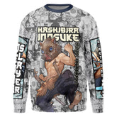 Hashibira Inosuke Manga Collage Demon Slayer" Streetwear Sweatshirt