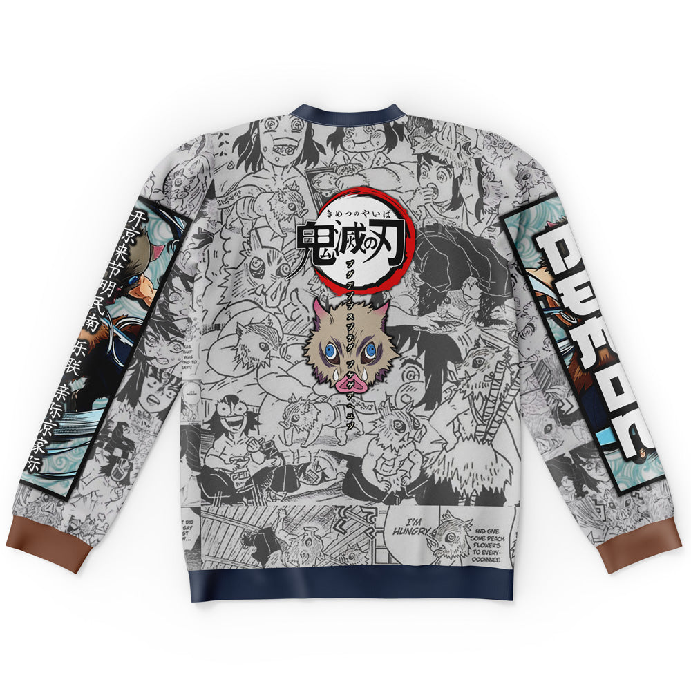 Hashibira Inosuke Manga Collage Demon Slayer Streetwear Sweatshirt