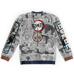 Hashibira Inosuke Manga Collage Demon Slayer Streetwear Sweatshirt