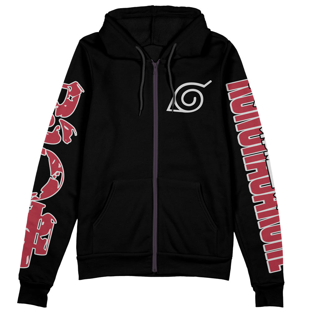 Hashirama Senju Naruto Streetwear Zip Hoodie Jacket
