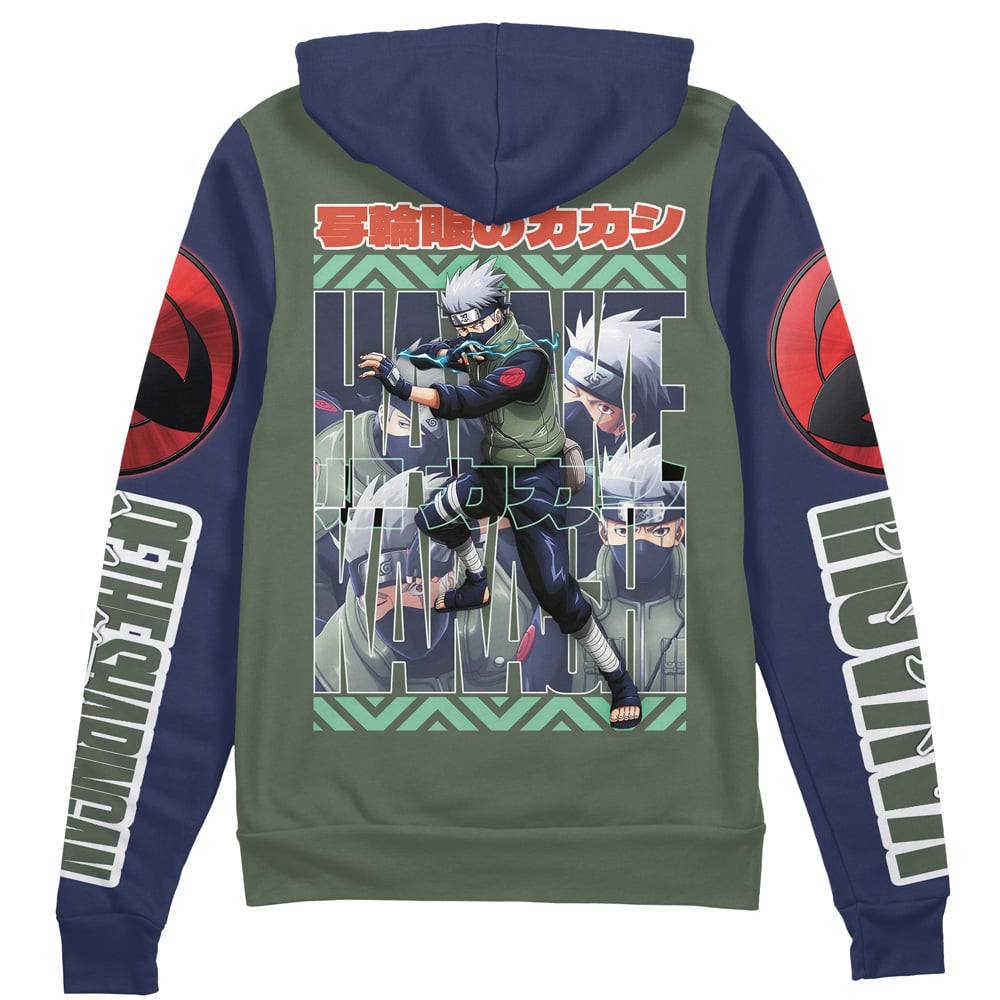 Hatake Kakashi Naruto Shippuden Streetwear Zip Hoodie Jacket