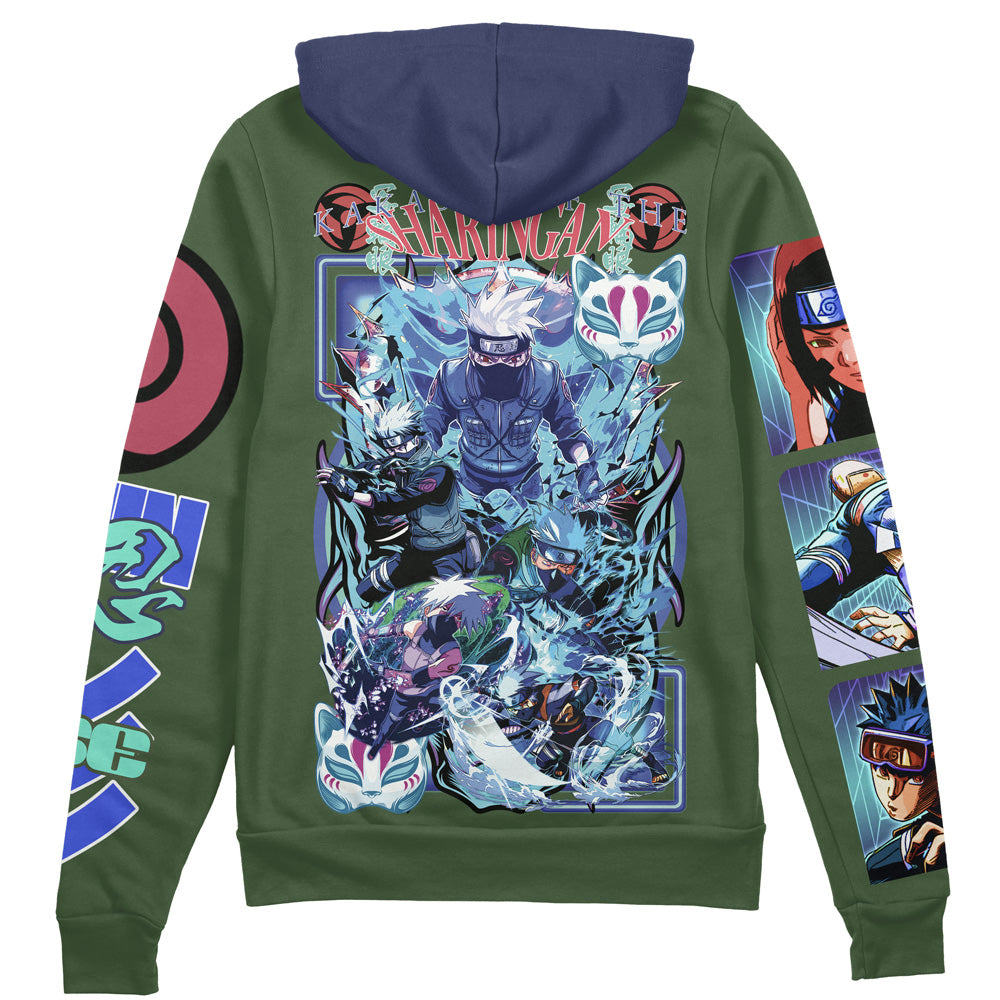 Hatake Kakashi V2 Shippuden Streetwear Zip Hoodie Jacket