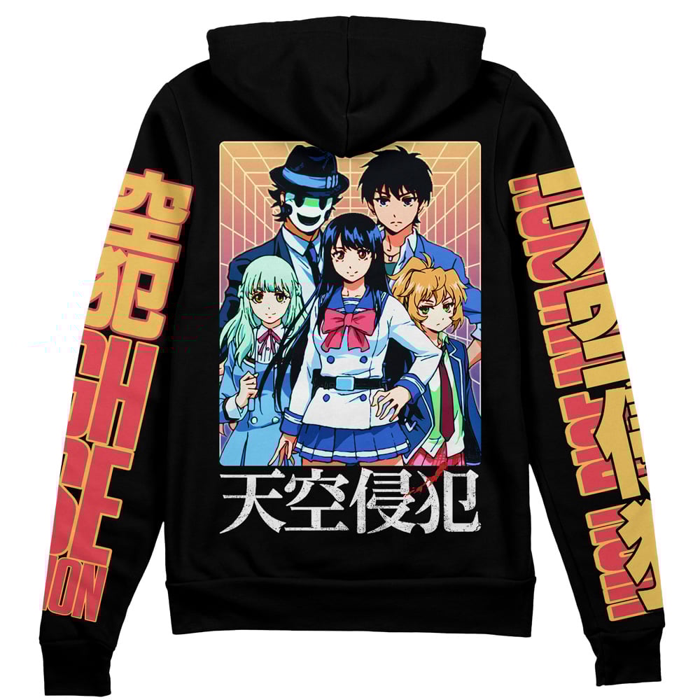 High-Rise Invasion" Streetwear Zip Hoodie Jacket