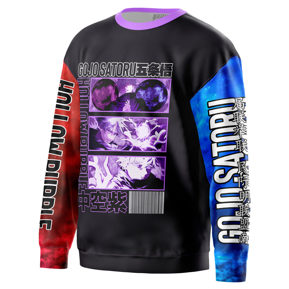 Gojo Satoru Hollow Purple Jujutsu Kaisen Streetwear Sweatshirt